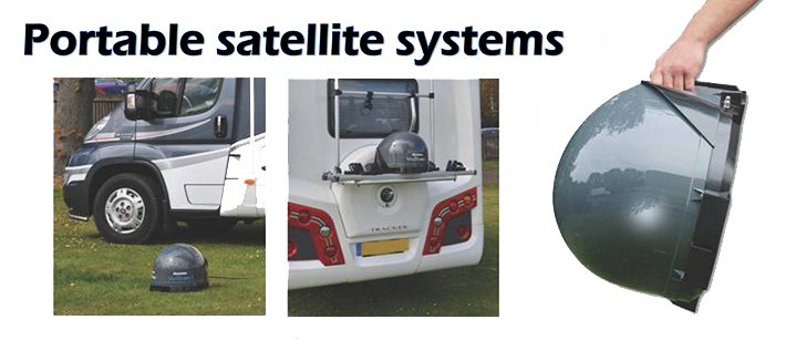 Portable satellite sysems top banner